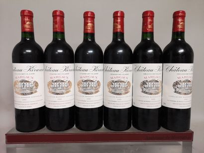 null 6 bottles Château KIRWAN - 3rd GCC Margaux 1999 In wooden case.