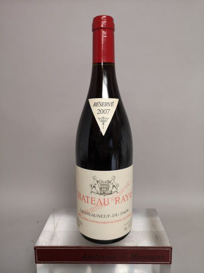  1 bottle CHATEAUNEUF DU PAPE - Château RAYAS 2007