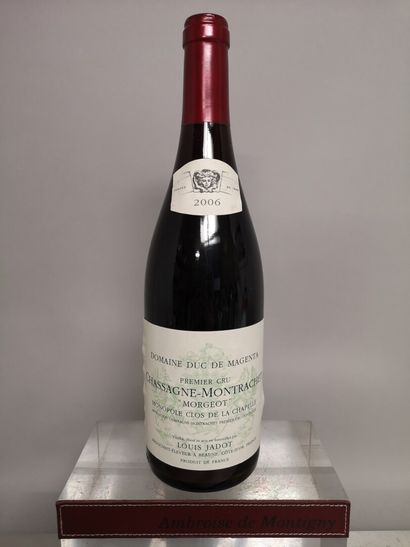  1 bouteille CHASSAGNE MONTRACHET 1er Cru "Morgeot Monopole Clos de la Chapelle"-...