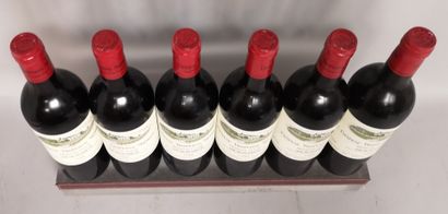 null 6 bottles Château TROPLONG MONDOT - 1er GCC de Saint Emilion 1996 In wooden...