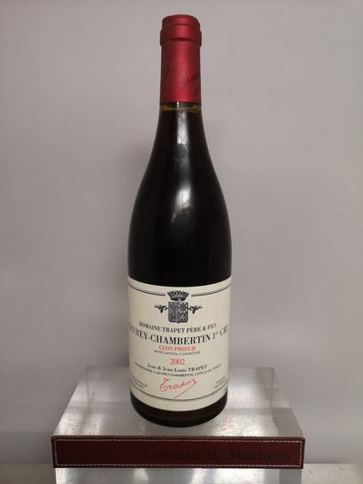  1 bouteille GEVREY CHAMBERTIN 1er Cru "Clos Prieur" - J. & J.L. TRAPET 2002