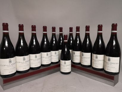 12 bottles CLOS DES LAMBRAYS Grand Cru -...