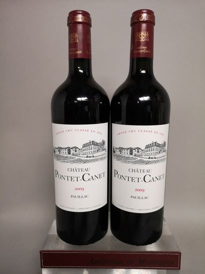 2 bouteilles Château PONTET CANET - Pauillac...
