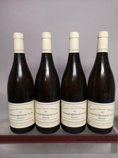 null 4 bouteilles CHASSAGNE MONTRACHET 1er Cru Vieilles Vignes "Morgeot" - Domaine...