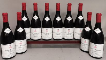 10 bottles AUXEY DURESSES 1er Cru - Comte...