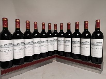 12 bouteilles Château PONTET CANET - Pauillac...