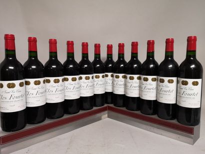  12 bottles CLOS FOURTET - 1er Grand Cru Classé de Saint Emilion 1998 In wooden ...