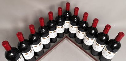  12 bottles CLOS FOURTET - 1er Grand Cru Classé de Saint Emilion 2003 In wooden ...