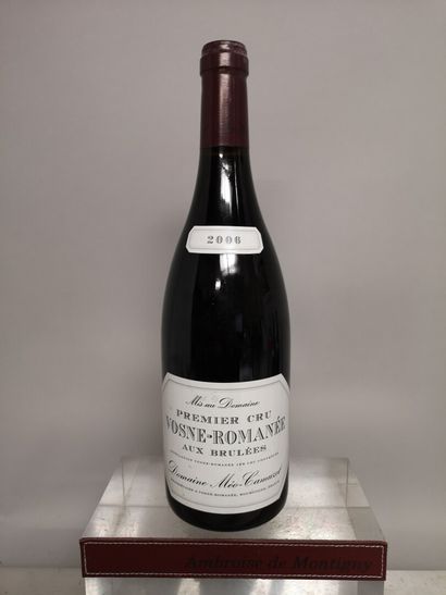  1 bouteille VOSNE ROMANEE 1er Cru "Aux Brulées" - Domaine MEO CAMUZET 2006 Etiquette...