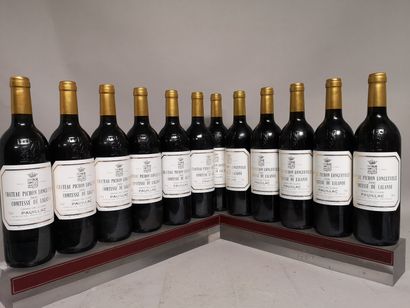 12 bouteilles Château PICHON LONGUEVILLE...
