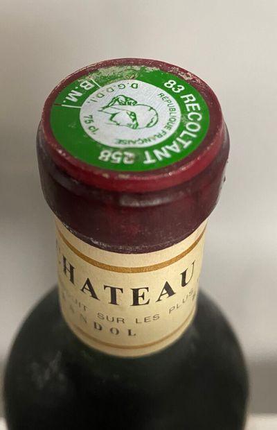 null 1 bouteille Château de PIBARNON - Bandol 2000
