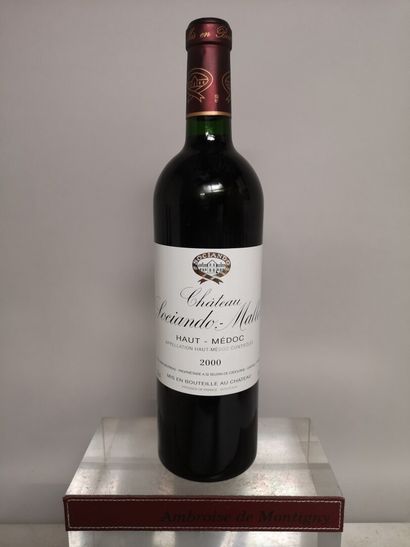 null 1 bottle Château SOCIANDO MALLET - Haut Médoc 2000