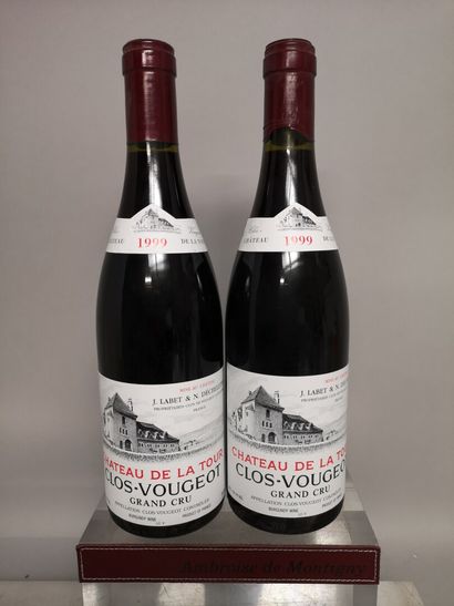 2 bouteilles CLOS DE VOUGEOT Grand Cru -...
