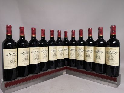 null 12 bouteilles Château MALARTIC LAGRAVIERE - Grand Cru Classé de Graves 2005...