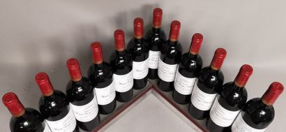  12 bottles Château HAUT BAGES LIBERAL - 5th GCC Pauillac 1998 In wooden case.