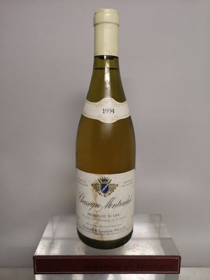  1 bouteille CHASSAGNE MONTRACHET 1er Cru "Morgeot" - Fernand & LAURENT Pillot 1994...