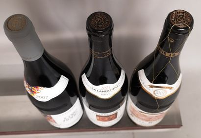null 3 bouteilles Coffret COTE ROTIE "La Mouline", "La Turque", "La Landonne" - E....