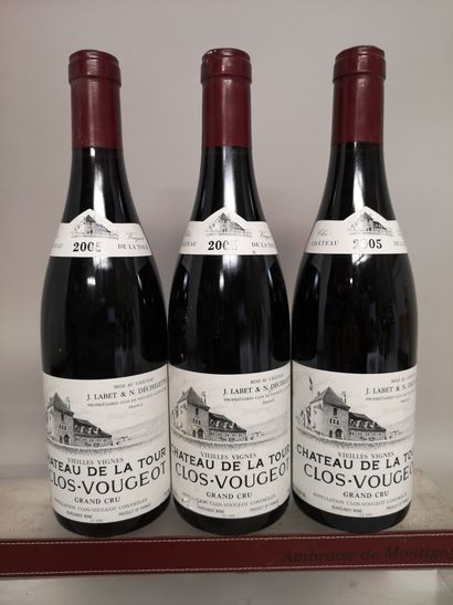 3 bouteilles CLOS DE VOUGEOT Grand Cru 