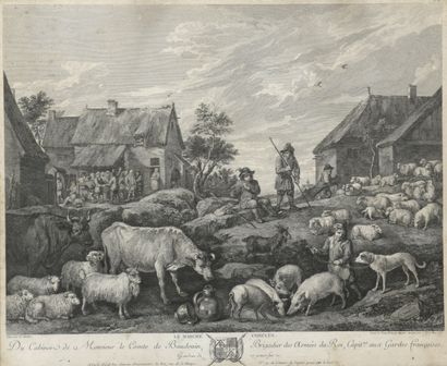 D'après TENIERS. According to TENIERS

The market concluded and The market to be...