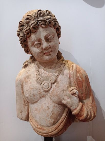 null Buste de bodhisattva en stuc


Art gréco-bouddhique du Gandhara, IVe-Ve siècle


La...