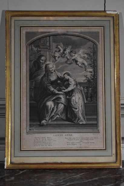 null After Peter Paul RUBENS (1577-1640)

Saint Anne

Engraving

36,5 x 24,5 cm ...