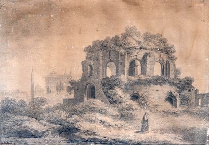 null Joseph Benoît SUVÉE (1743-1807)

View of the Temple of Minerva Medica

Lead...