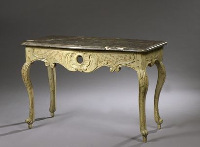 null Molded and carved wood console, Provencal work of the Louis XV period

Openwork...