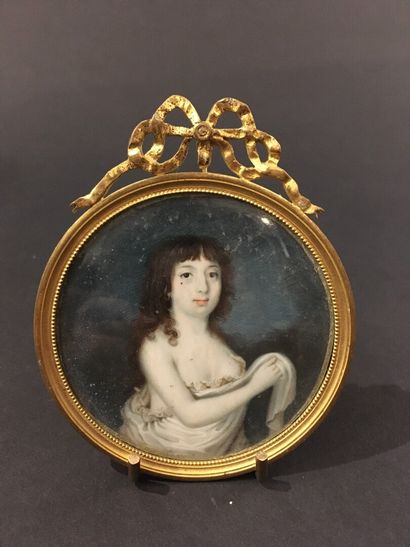 DIEGO, 1795 
Portrait of a child 
Miniature...