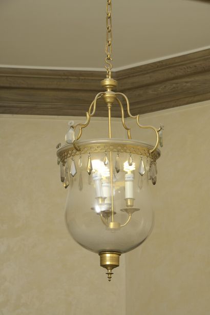Lantern with three lights, Louis XVI style...
