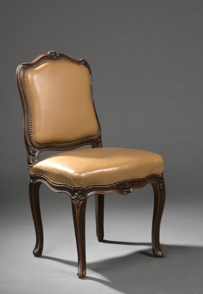 A Louis XV period moulded and carved wooden...