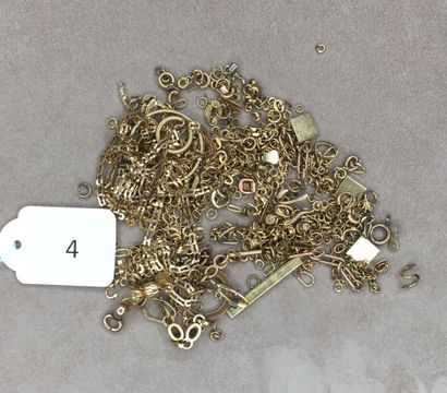 null Lot de maillons et divers bijoux accidentés en or et alliage d'or.

PBT. 82...