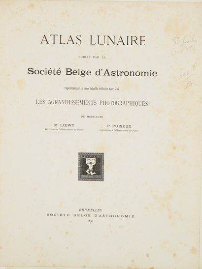 null Maurice Loewy & Pierre Puiseux

LUNAR ATLAS REPRODUCING AT A REDUCED SCALE OF...