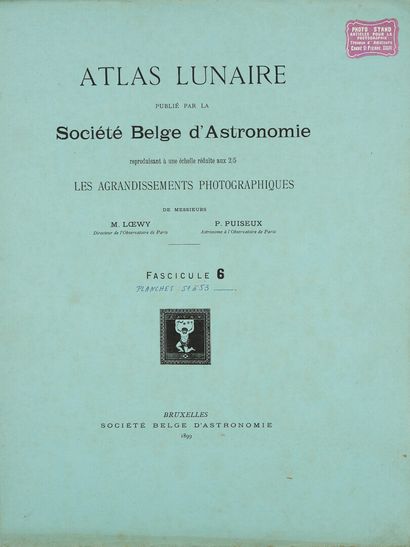 null Maurice Loewy & Pierre Puiseux

LUNAR ATLAS REPRODUCING AT A REDUCED SCALE OF...