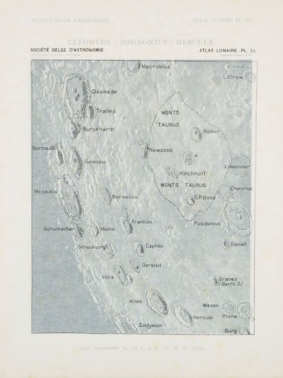 null Maurice Loewy & Pierre Puiseux

LUNAR ATLAS REPRODUCING AT A REDUCED SCALE OF...