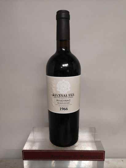 null Une bouteille RIVESALTES - RIVERAC 1966

Mis en bouteille en 2015