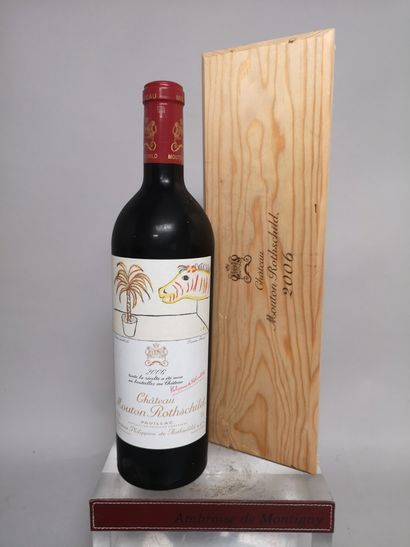 null A bottle Château MOUTON ROTHSCHILD 1er GCC Pauillac 2006 

In a wooden case...