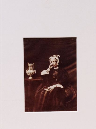 null Joseph, viscount VIGIER (1821-1894)

Portrait of Queen Marie Amélie in exile,...