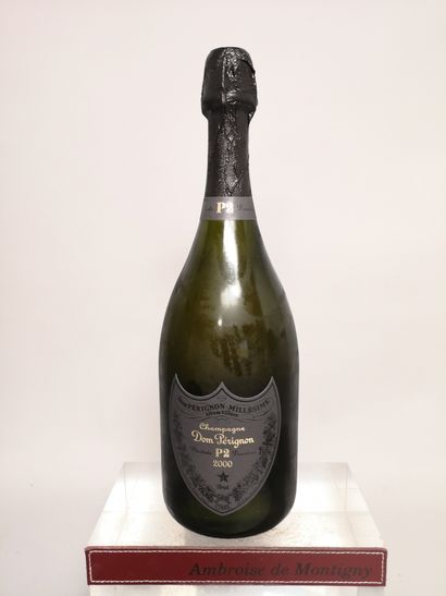 null A bottle of DOM PÉRIGNON CHAMPAGNE " Plénitude 2 " 2000 

Prestige metal bo...