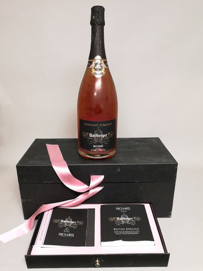 null Un magnum CRÉMANT D'ALSACE « Rosé brut » - WOLFBERGER Coffret prestige. 

Edition...