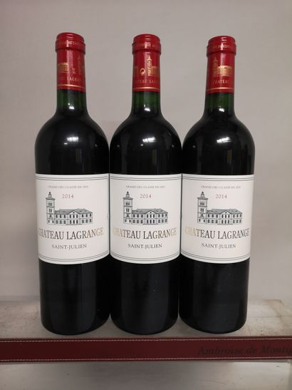 Trois bouteilles Château LAGRANGE - 3e GCC...