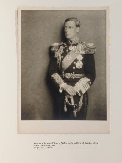 null Hugh Cecil SAUNDERS (1892-1974)

Le prince Edouard, alors prince de Galles puis...