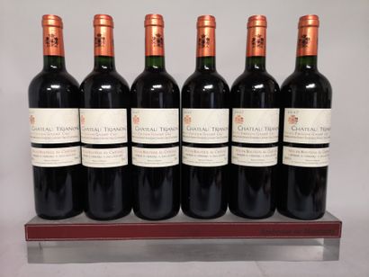 Six bottles Château TRIANON - Saint Emilion...