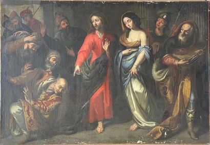 null Giuseppe MARULLO (Orta di Atella 1610 (?) - Naples 1685)

Le Christ et la femme...