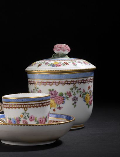 null SÈVRES, XVIIIe siècle, vers 1770

Pot à sucre Calabre couvert en porcelaine...