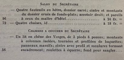 null Deux bergères pouvant former paire estampillées Jacob D. RUE MESLEE d'époque...