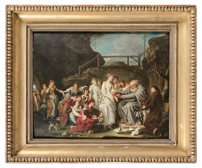 null École FRANÇAISE vers 1800, entourage de Jean-Baptiste GREUZE

La remise des...