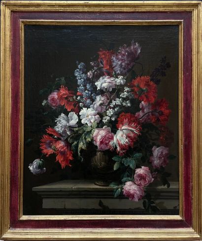 null 
Jean Baptiste MONNOYER (Lille 1634-Londres 1699)

Bouquet de fleurs dans un...