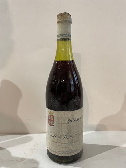 1 bouteille de NUITS SAINT- GEORGES 1976...