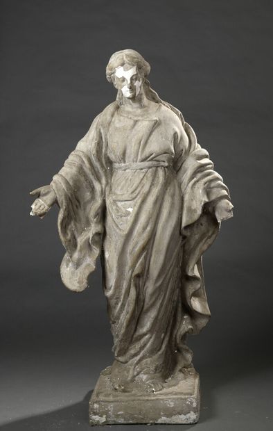 null Ecole française du XIXème siècle

Statue de la Vierge terrassant le serpent

Plâtre

Accidents

H.102...