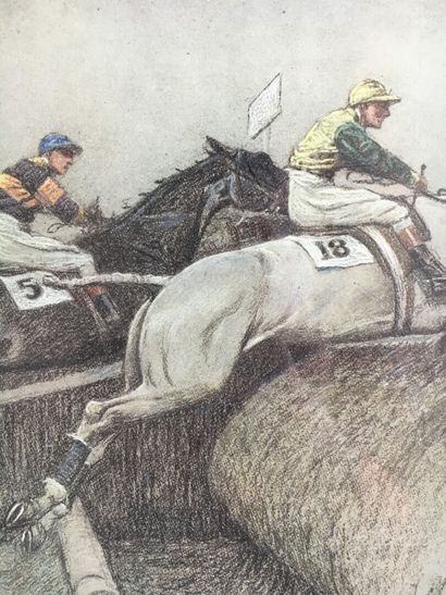 null D'après Cecil ALDIN

Le saut de la banquette et Au grand national Steeple-Chase...